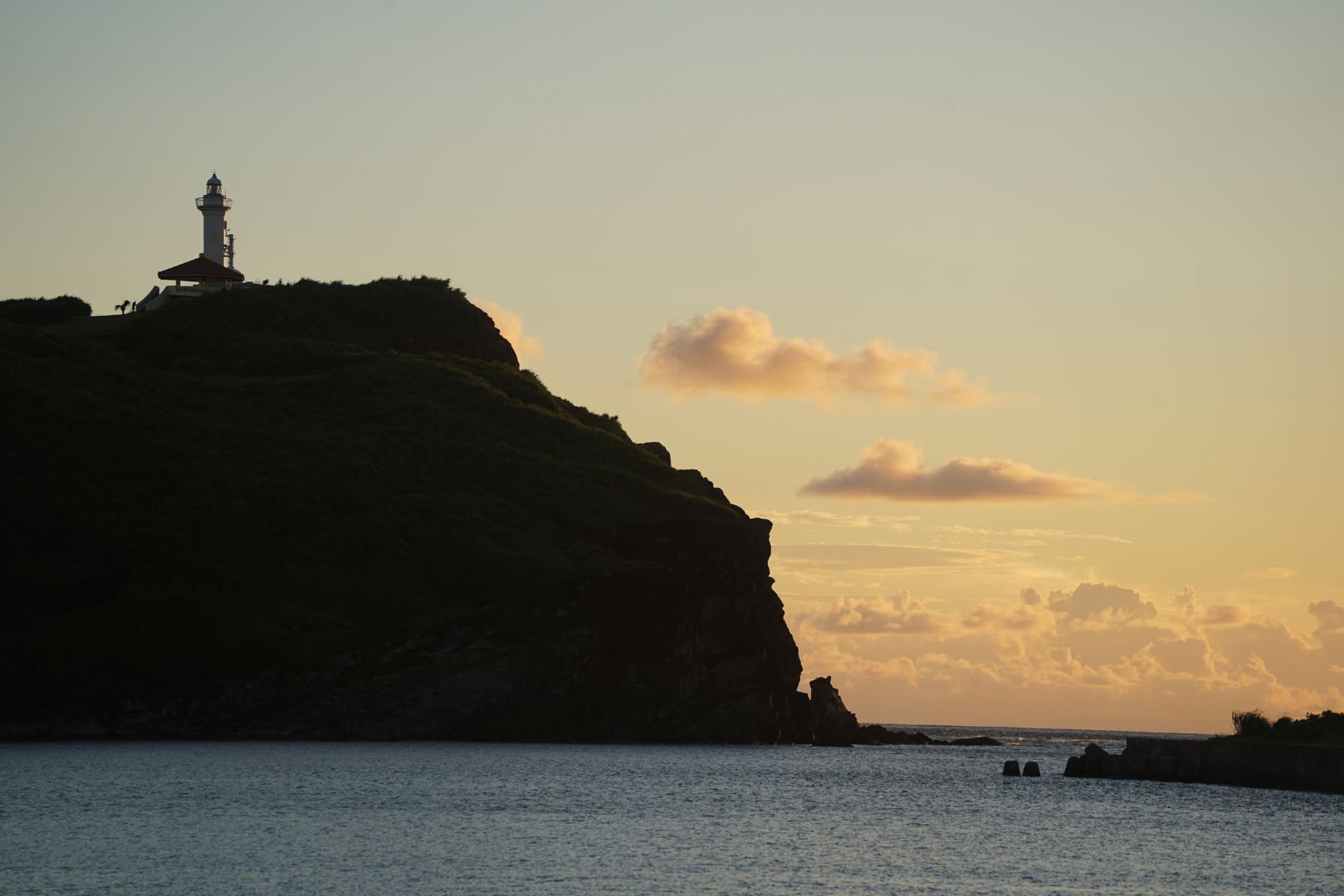 与那国島の夕日